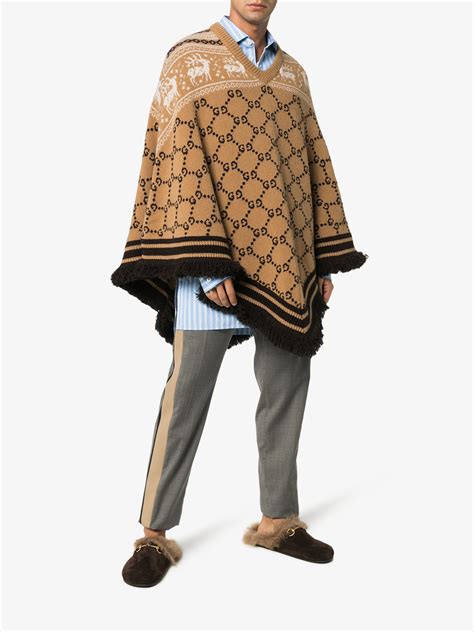 gucci poncho men's|handkerchief Gucci.